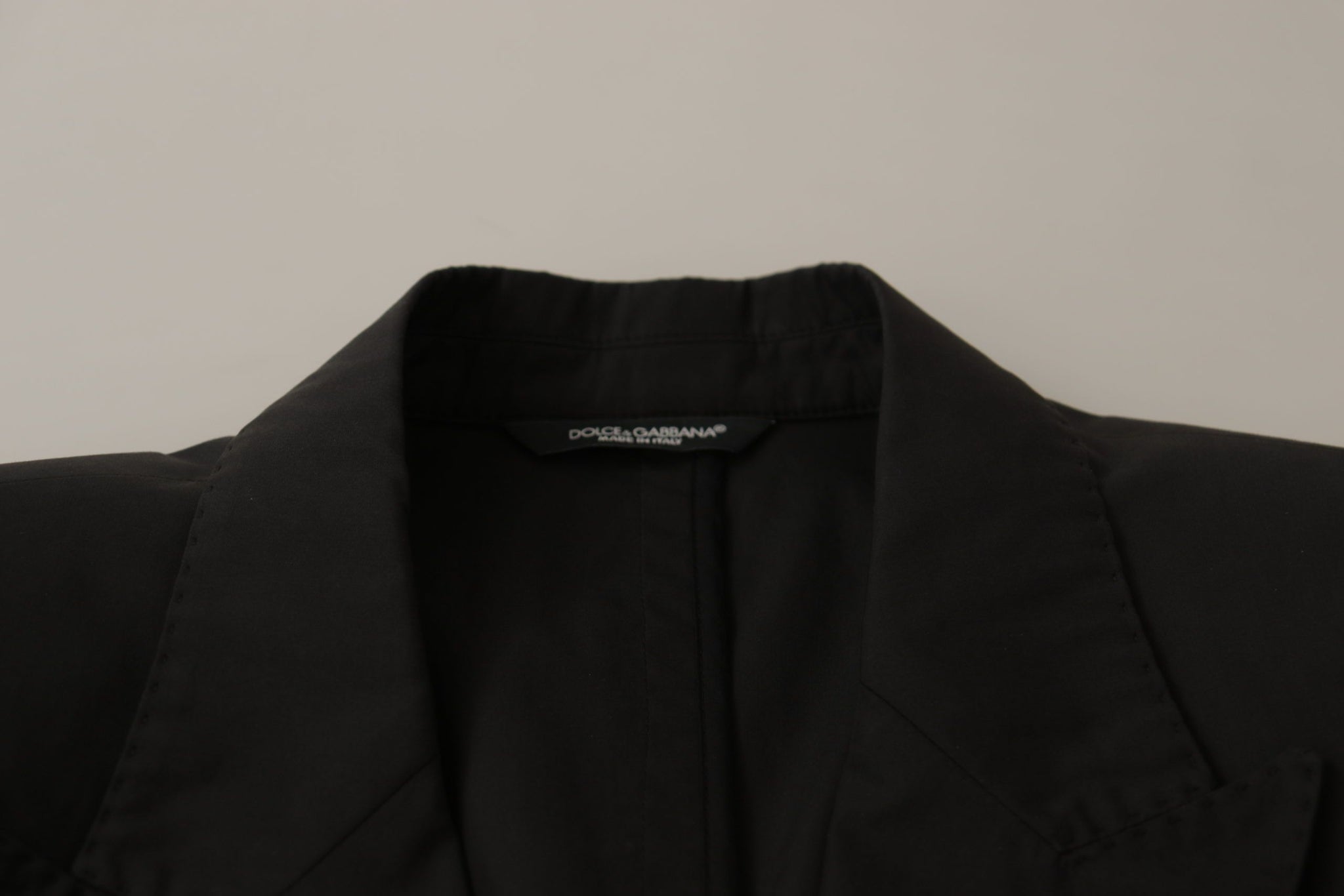 Black Single Breasted TAORMINA Breasted Blazer