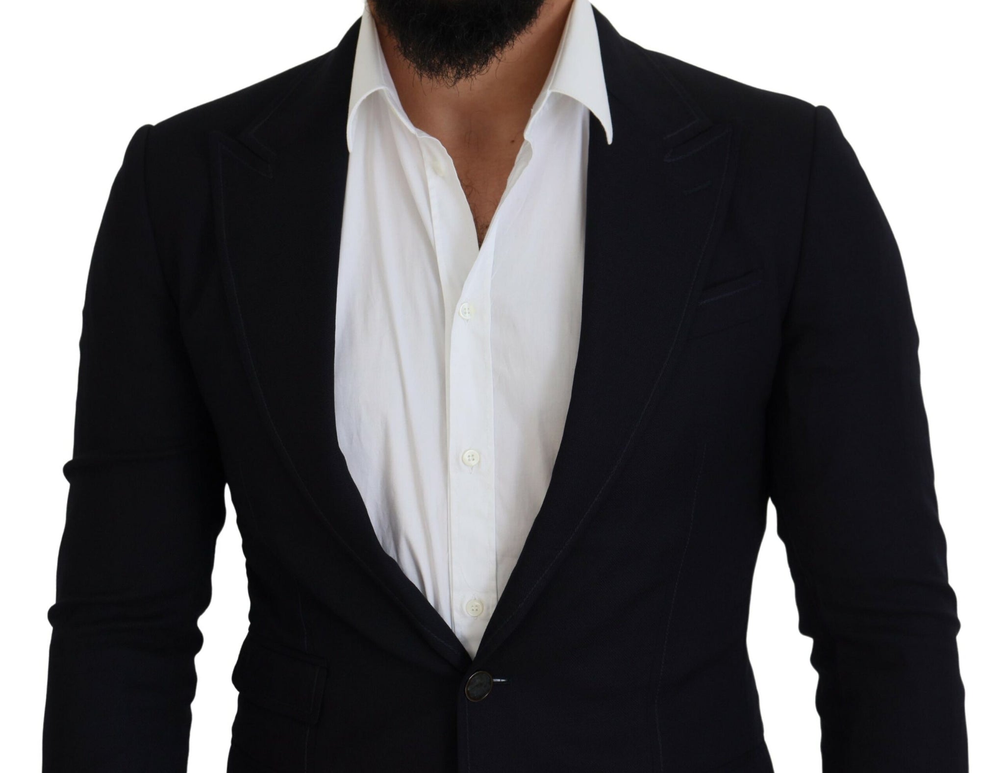 Black Wool Formal Taormina Blazer