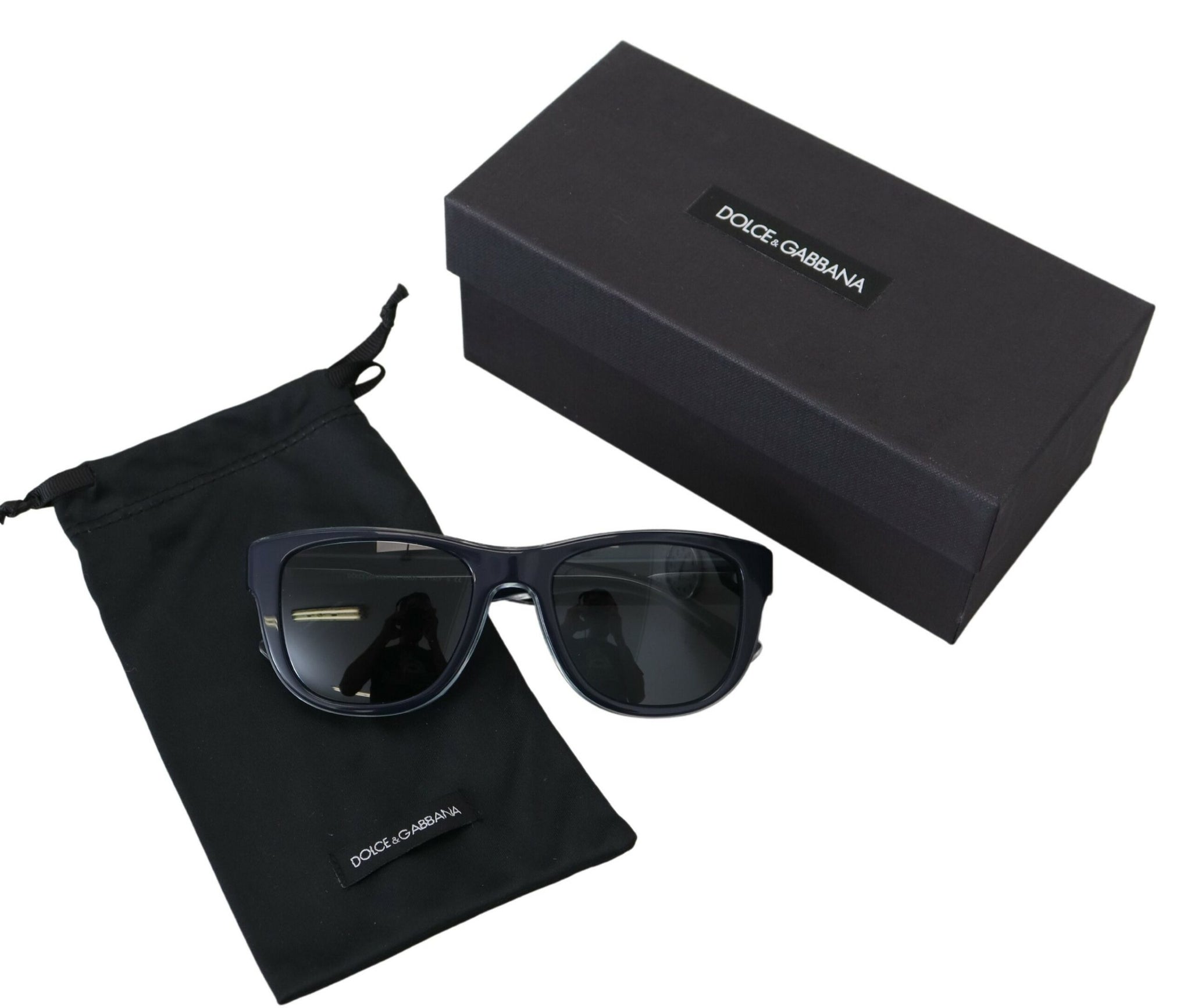 Dolce & Gabbana Blue DG4284 Plastic Full Rim Mirror Lens Sunglasses