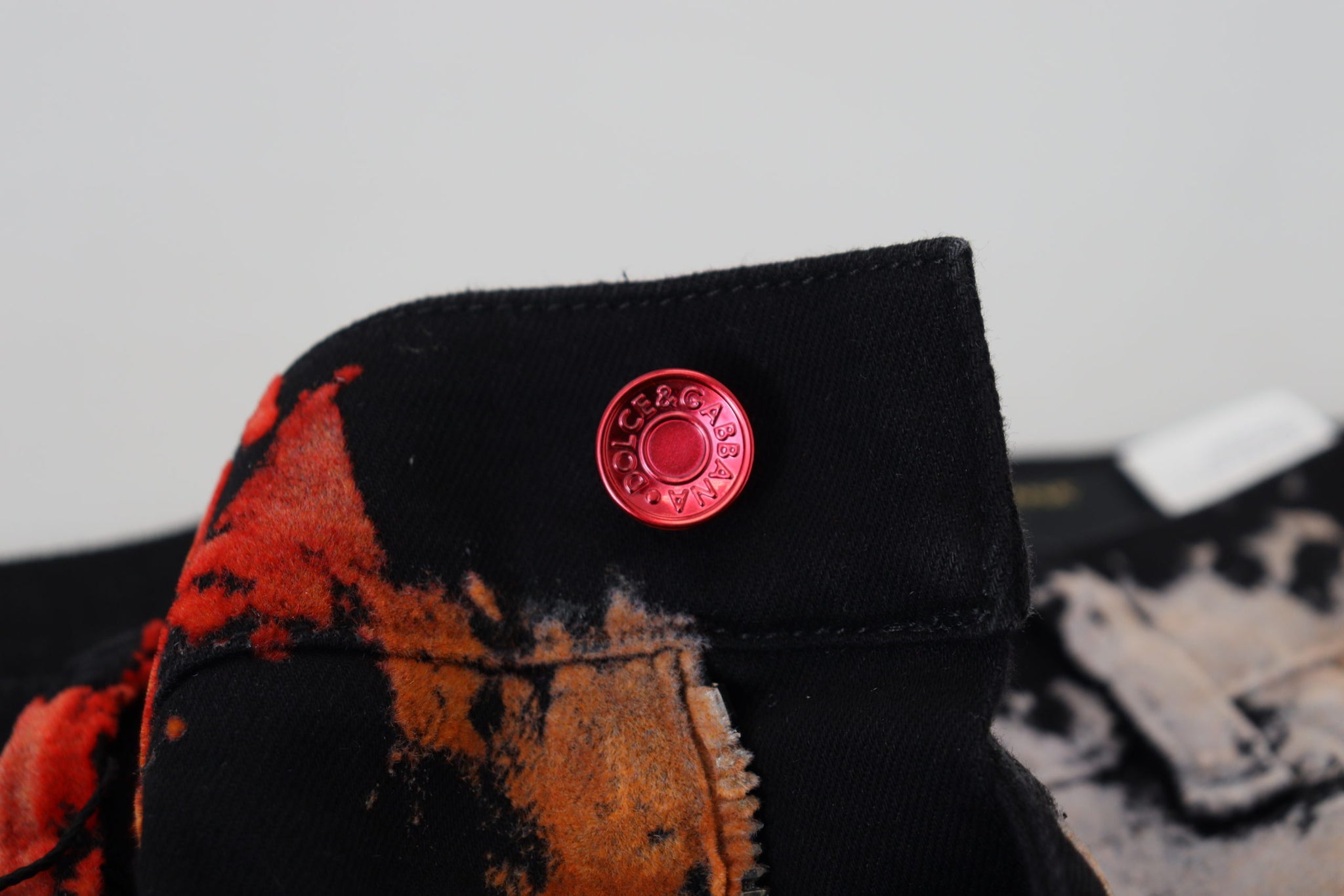 Multicolor Cotton Tie Dye Skinny Denim Jeans