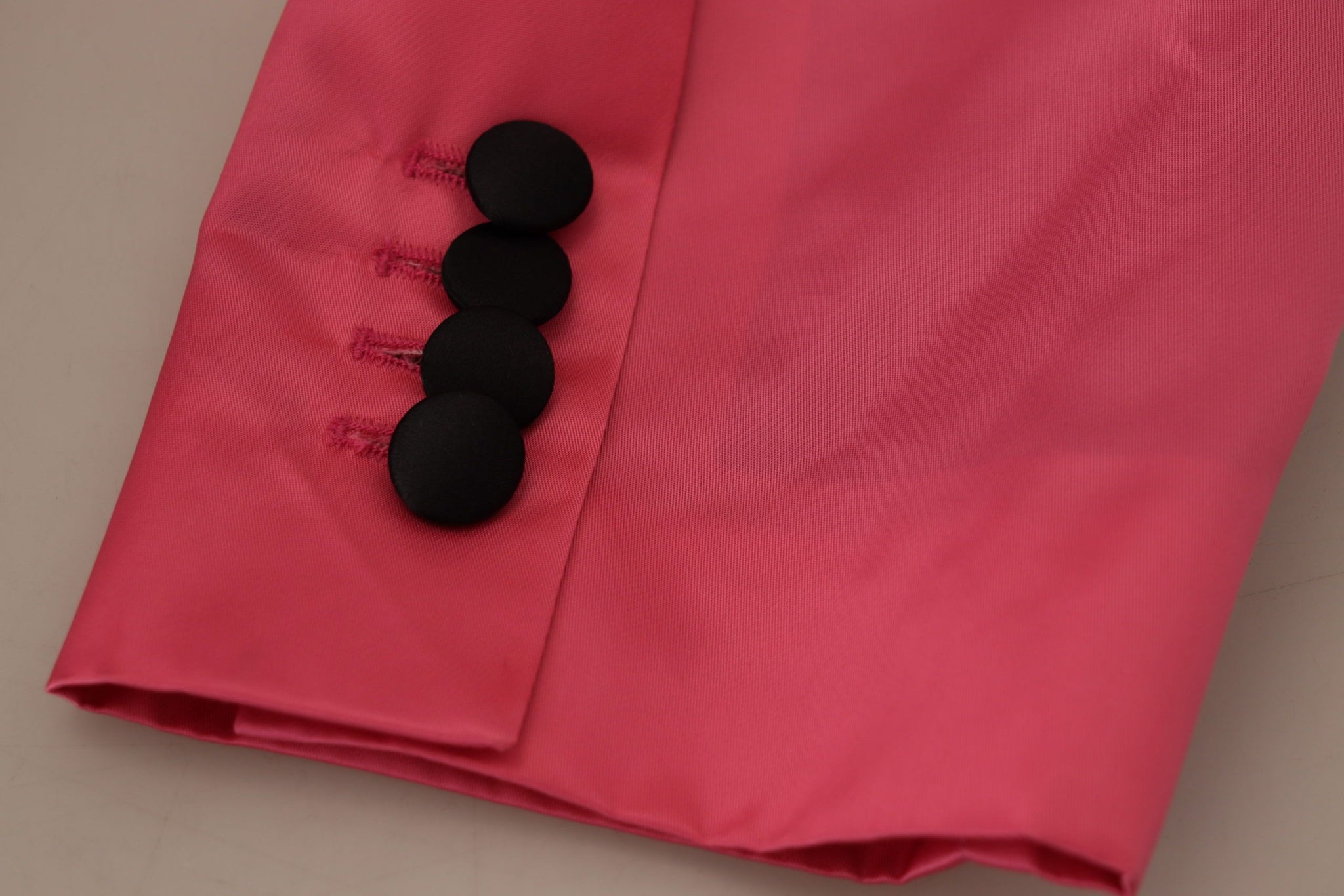 Nylon Pink Men Full Zip Bomber Jacket