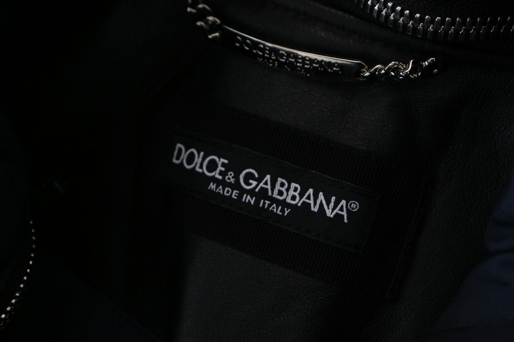 Black Polyester Hooded Blouson Coat Jacket