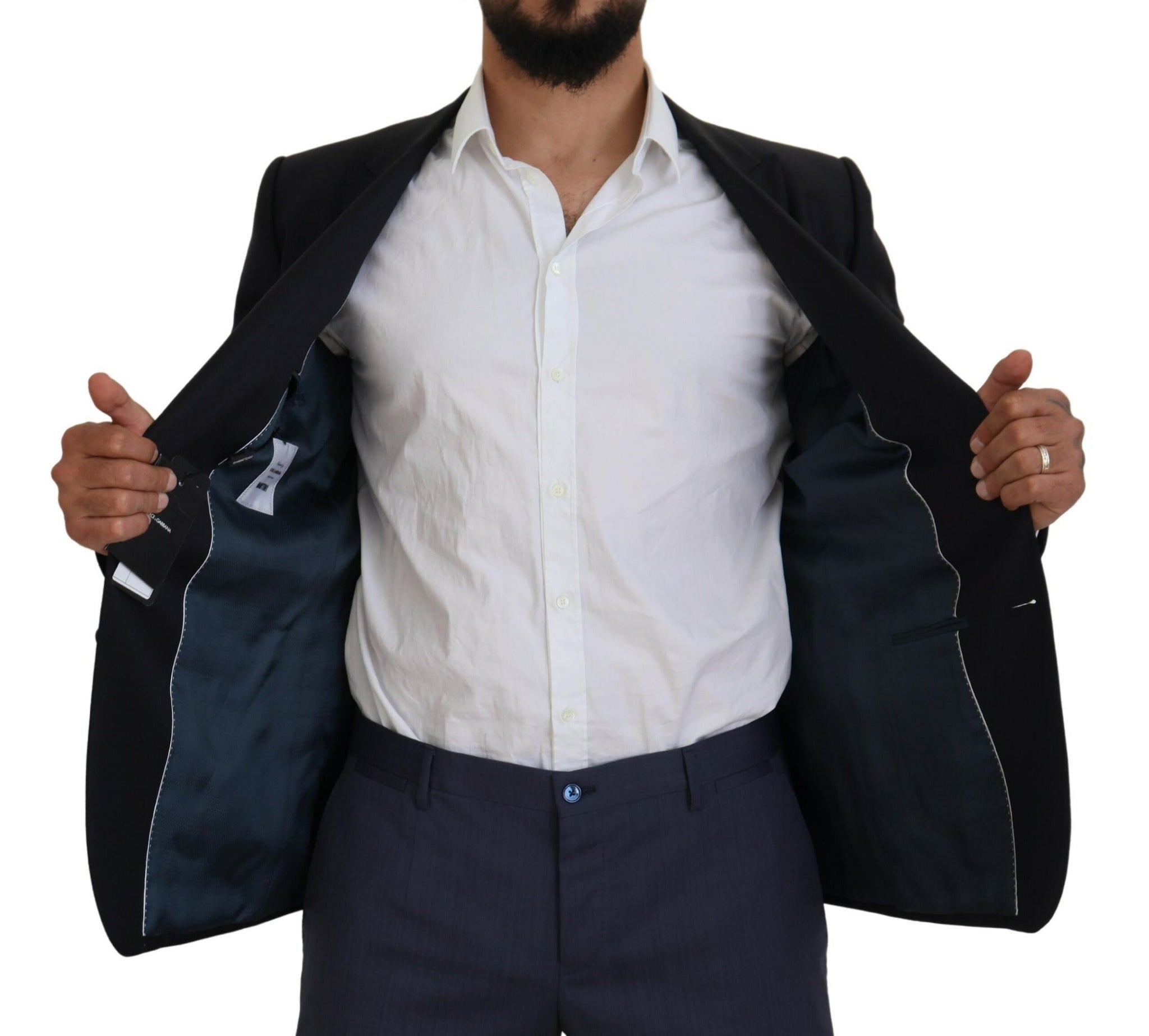 Dark Blue Coat Jacket Martini Blazer