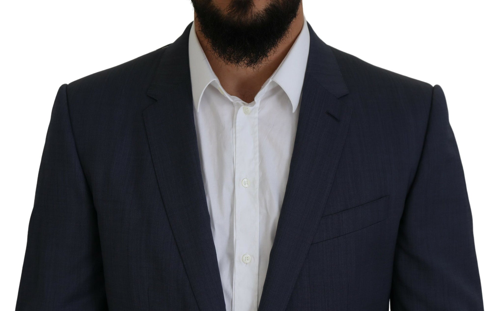 Blue Wool MARTINI 3 Piece Slim Fit Suit