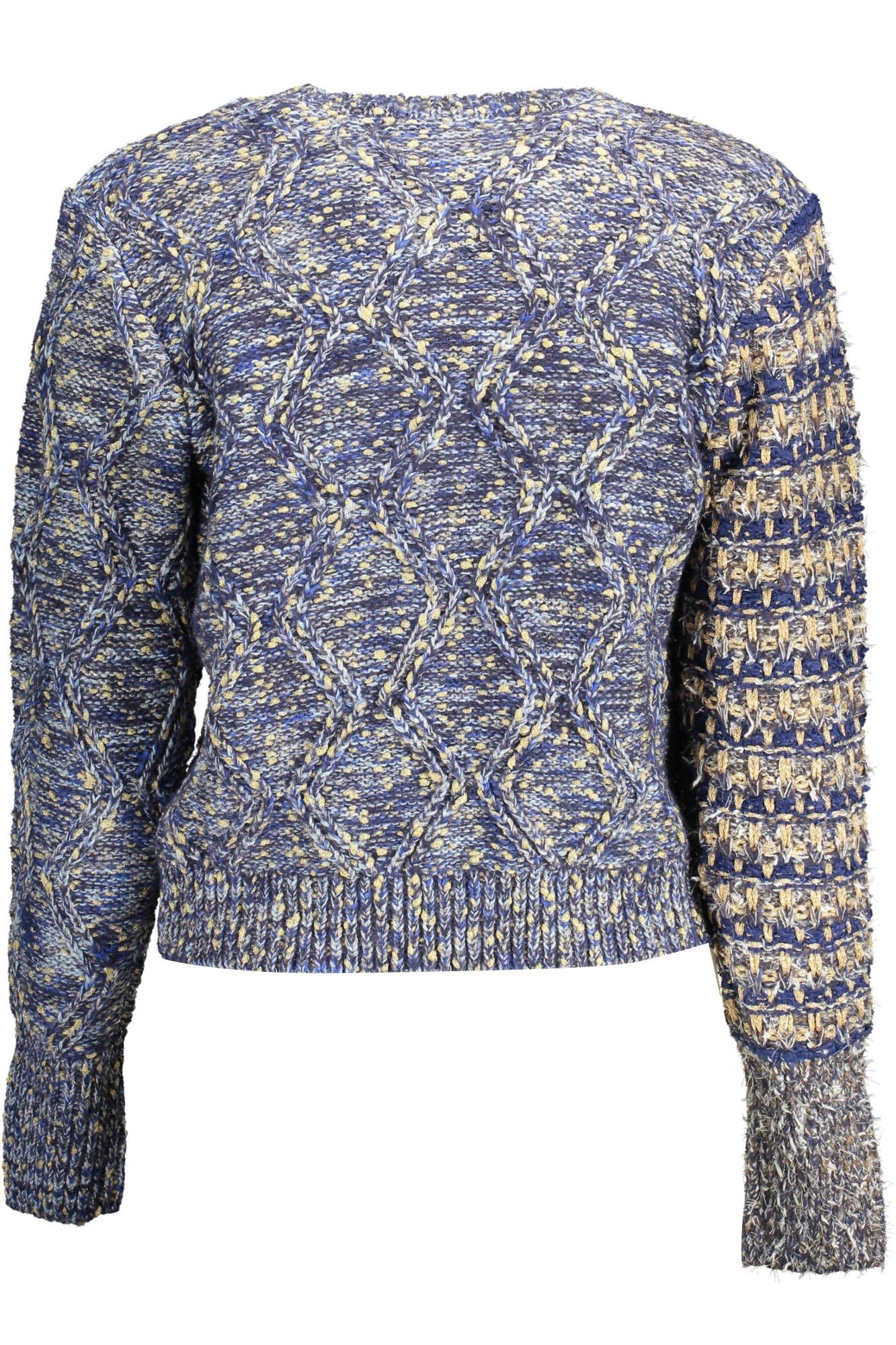 Desigual Blue Polyester Sweater