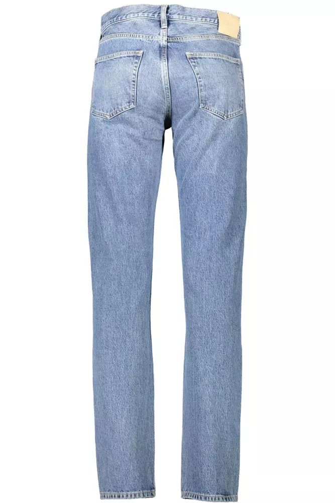 Gant Light Blue Cotton Jeans & Pant