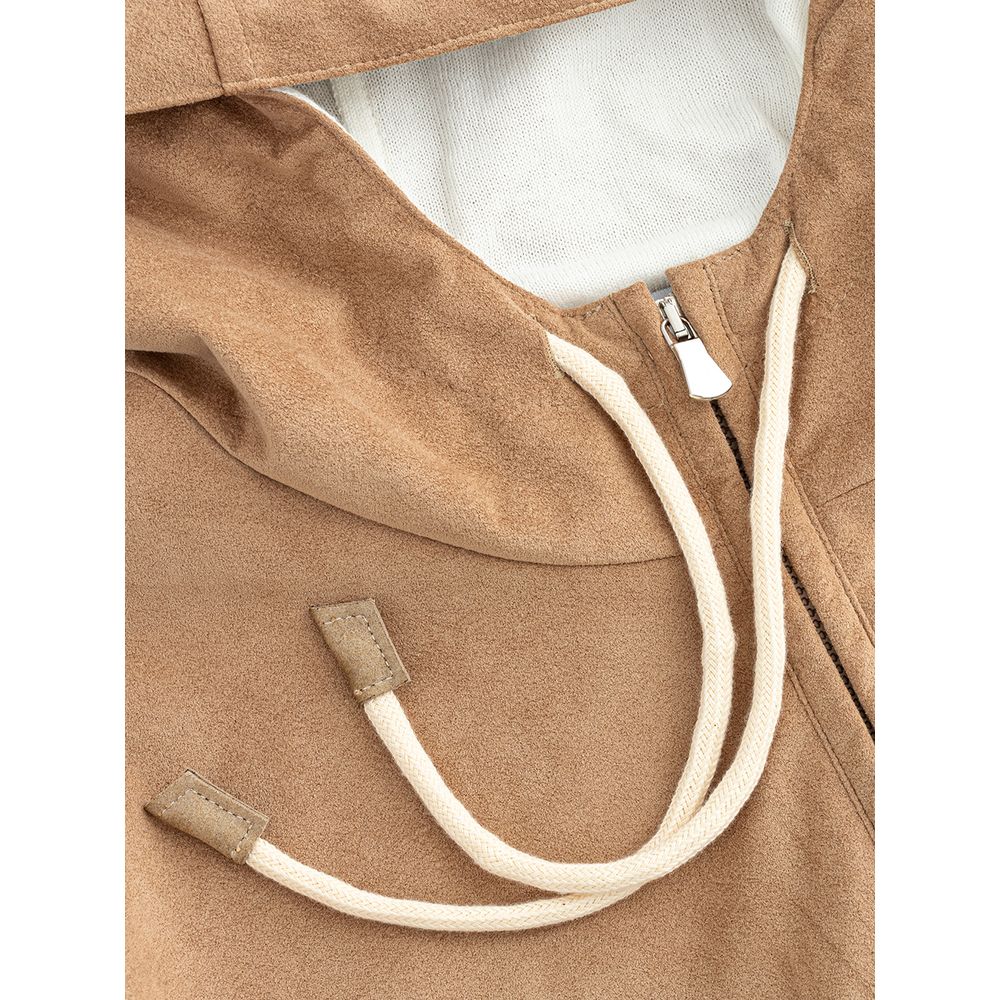 Gran Sasso Beige Cotton Jacket
