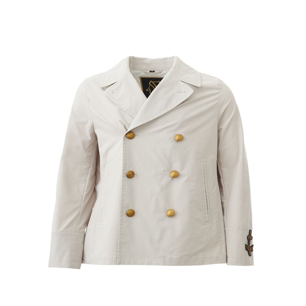 Sealup White Polyester Jacket