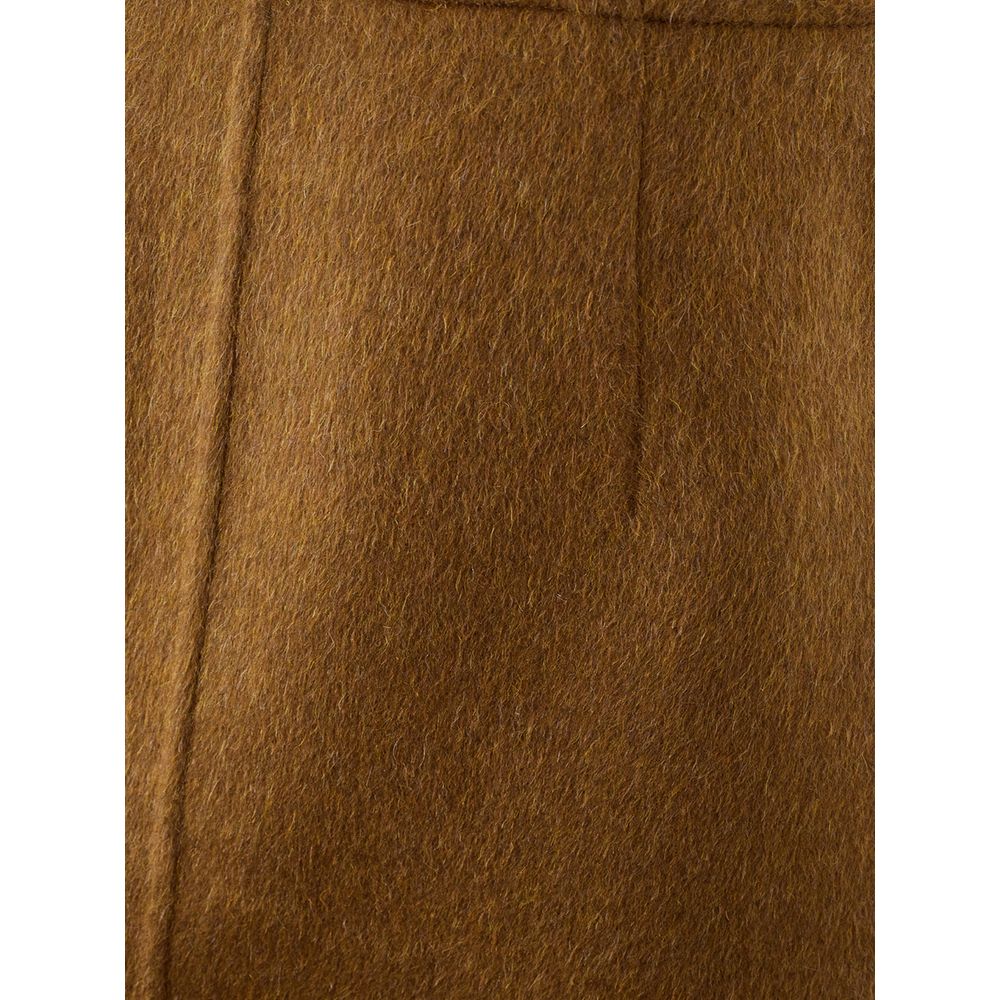 Bottega Veneta Brown Wool Skirt