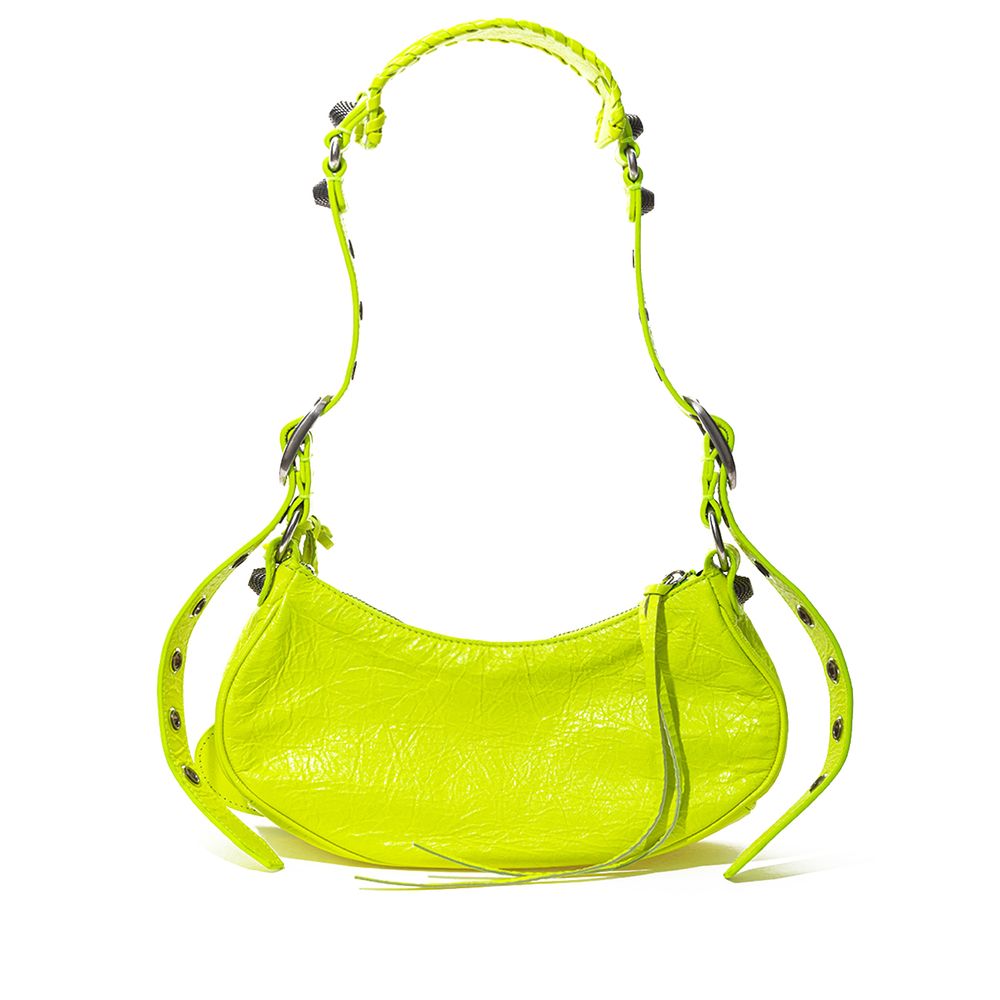 Balenciaga Yellow Leather Handbag