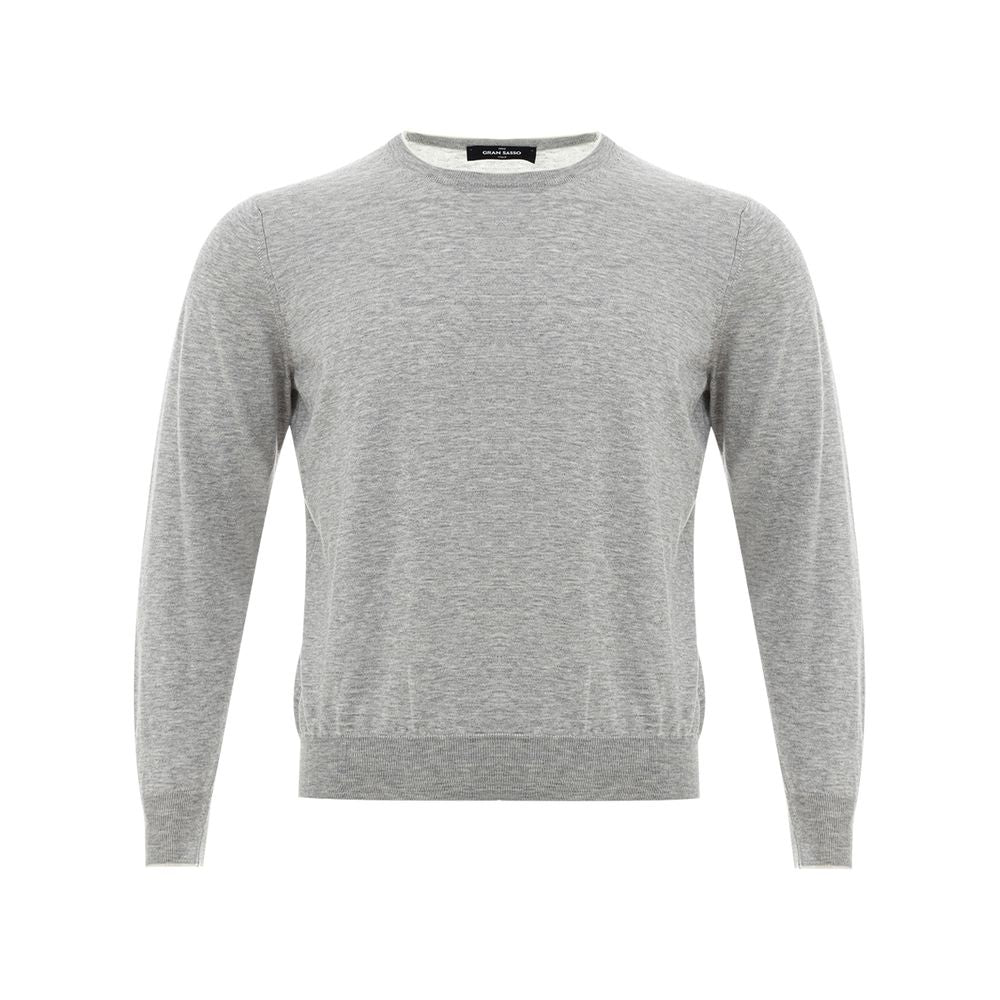 Gran Sasso Gray Silk Sweater