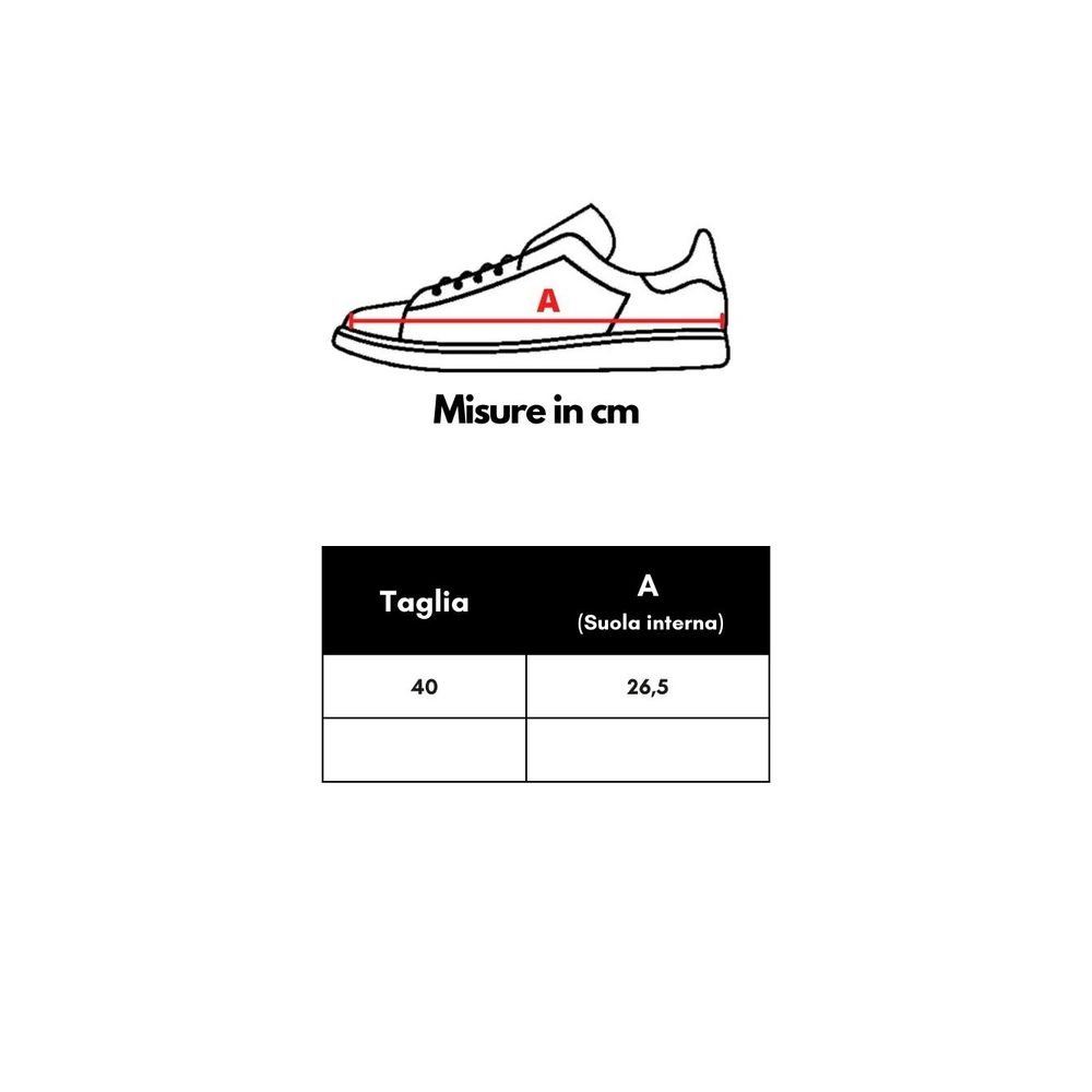 Casadei Silver Eco Leather Sneaker
