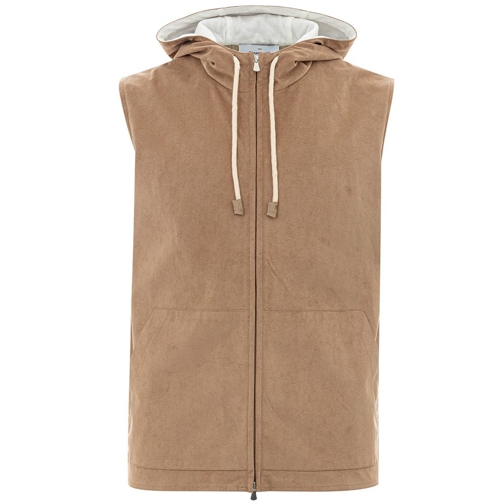 Gran Sasso Beige Cotton Jacket