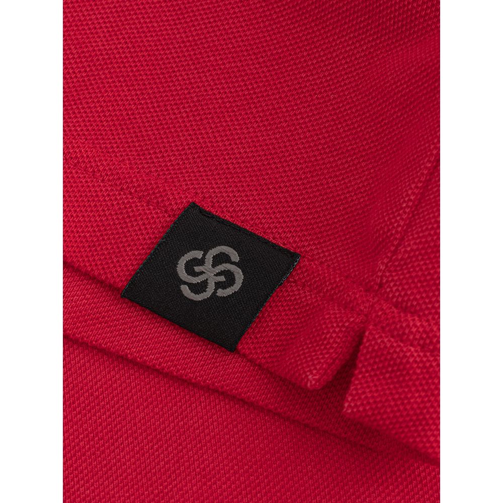 Gran Sasso Fuchsia Silk Polo Shirt