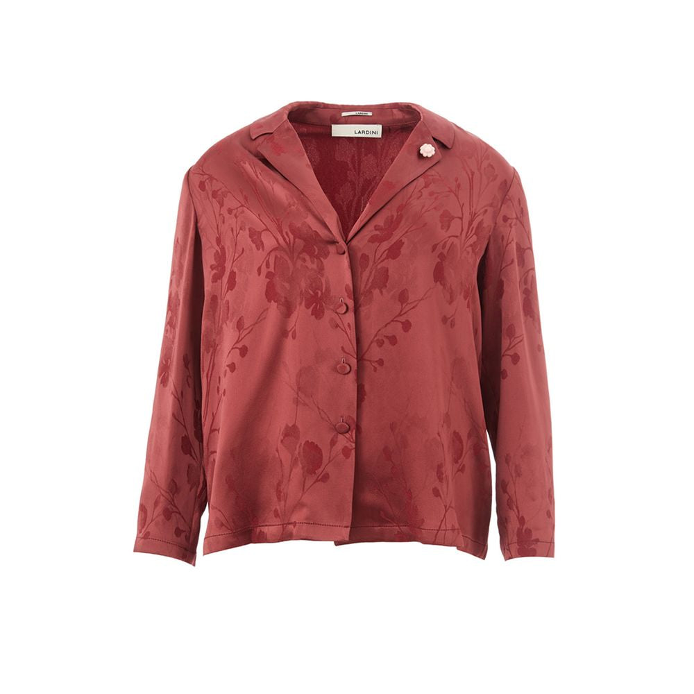 Lardini Red Acetate Shirt