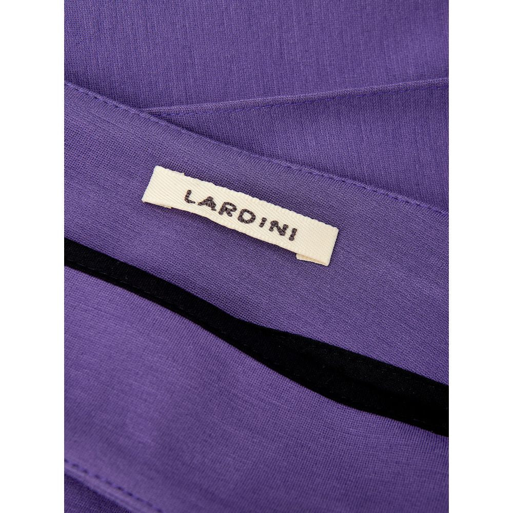 Lardini Purple Viscose Jeans & Pant