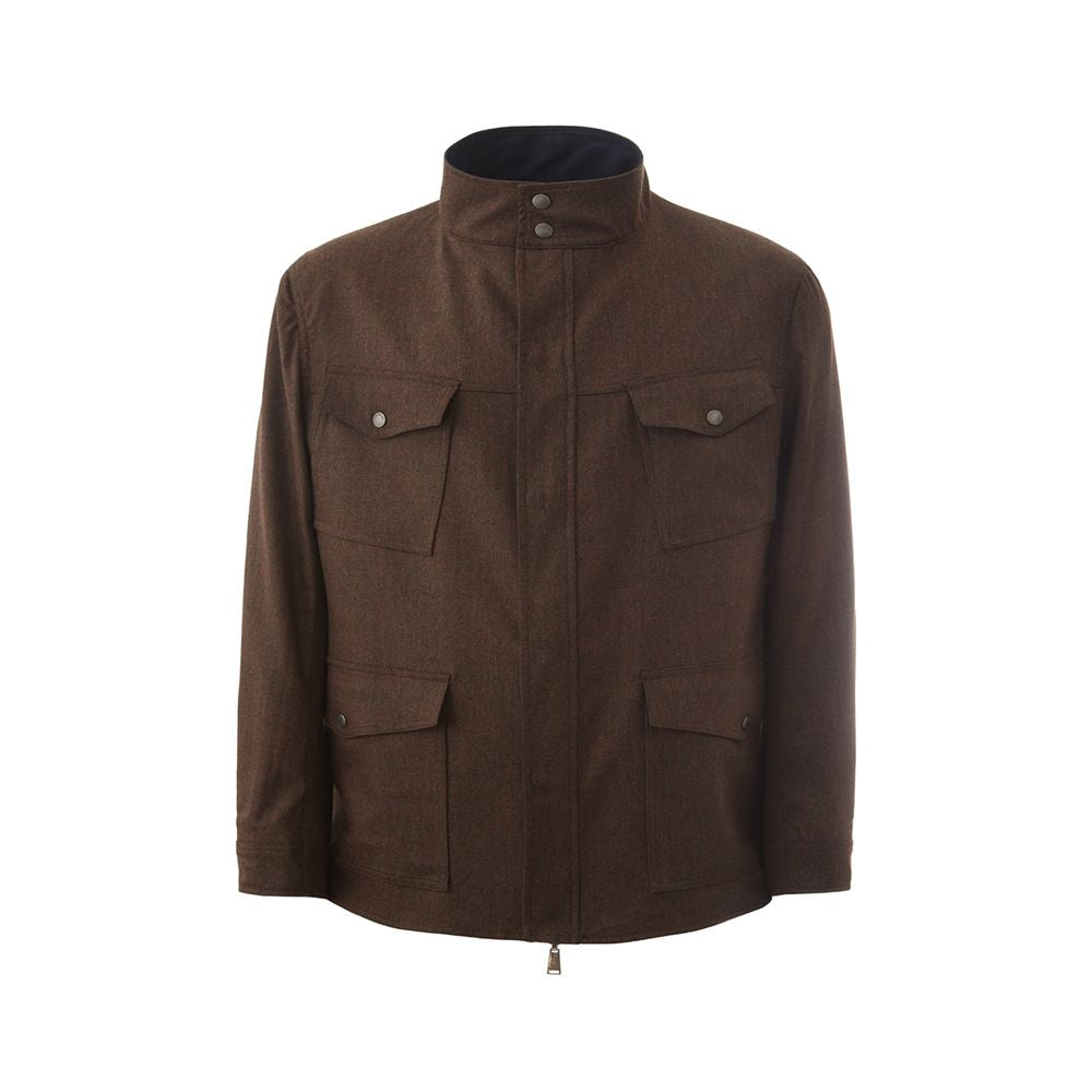 Lardini Blue Wool Jacket