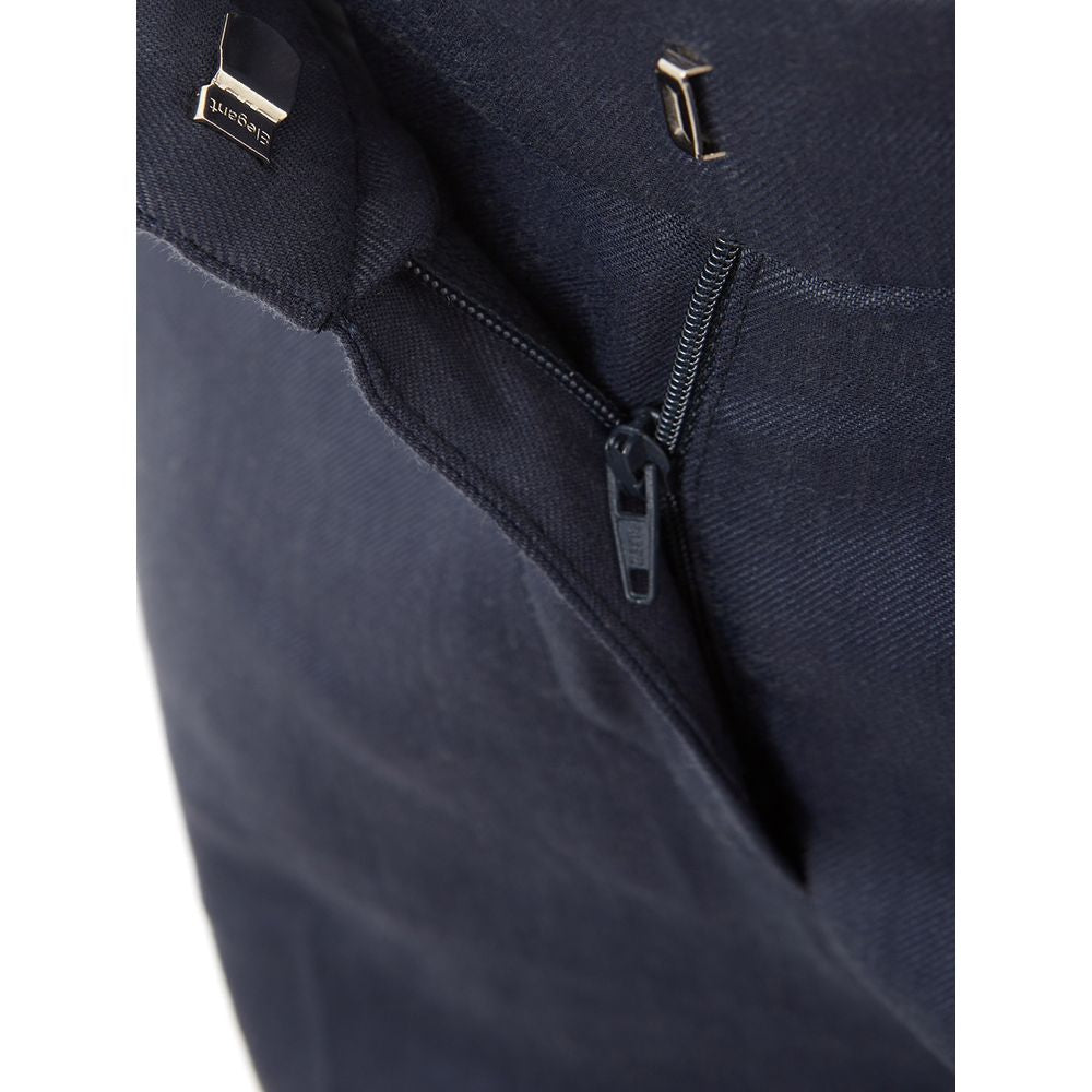 Lardini Blue Linen Jeans & Pant