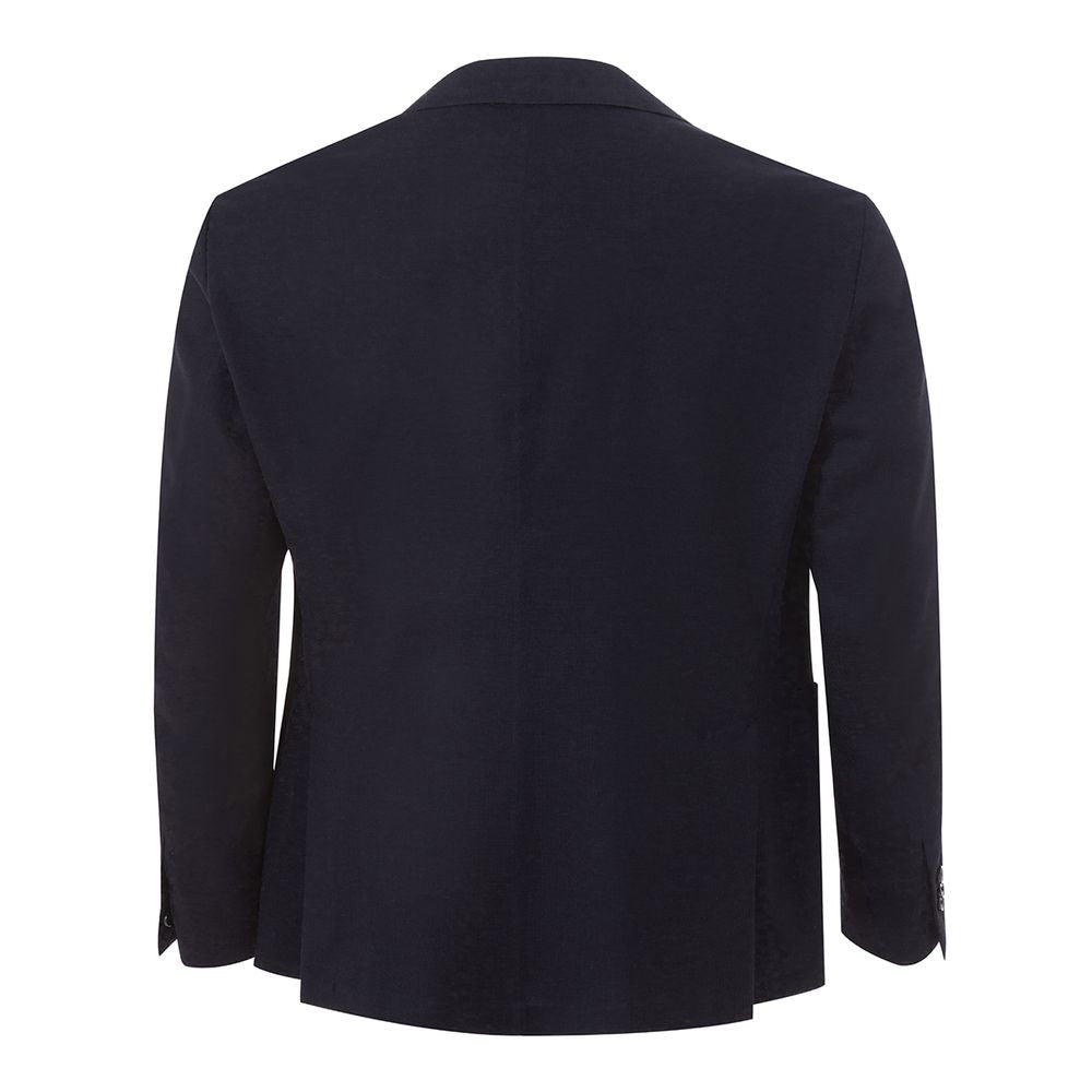 Lardini Blue Cotton Jacket