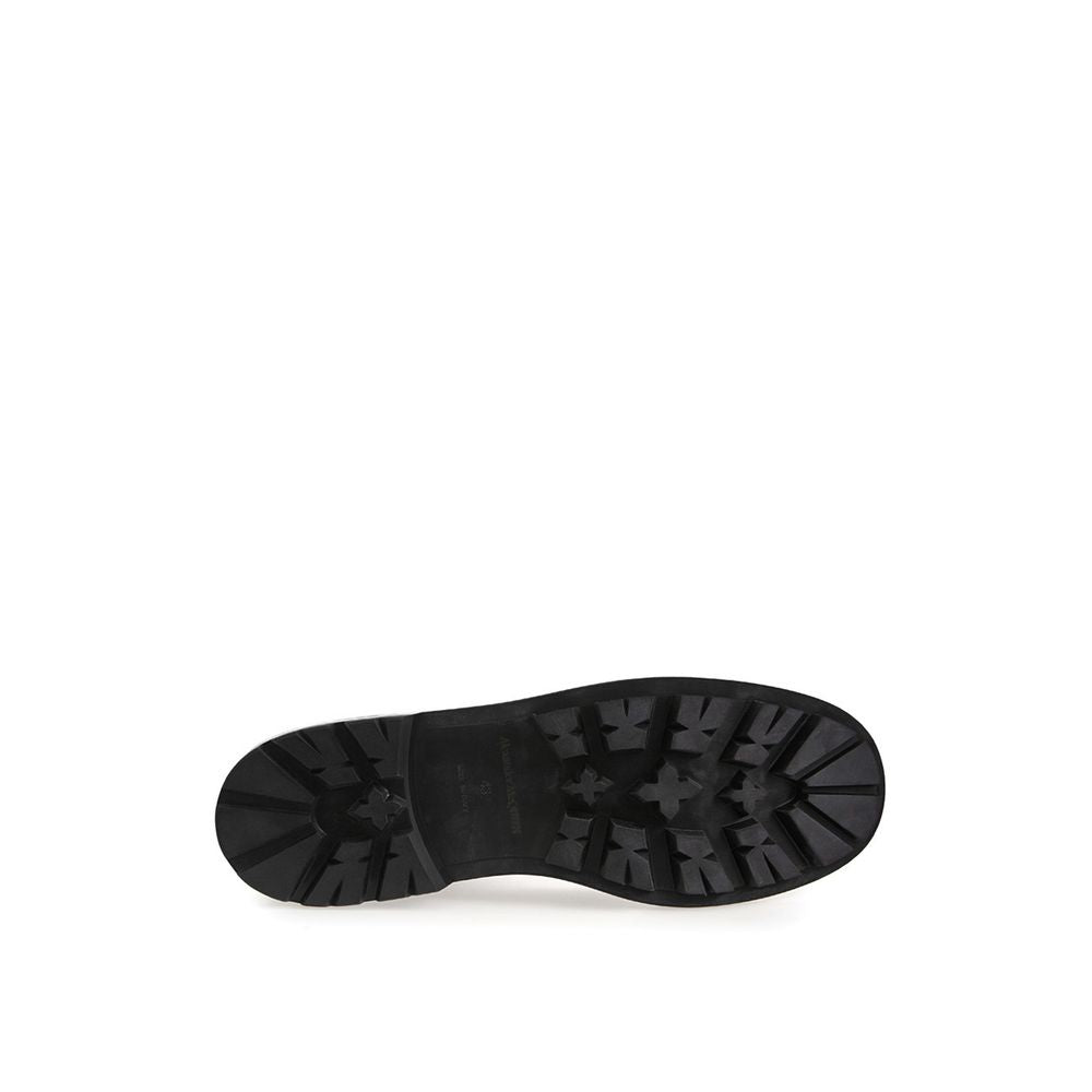 Alexander McQueen Black Leather Boot