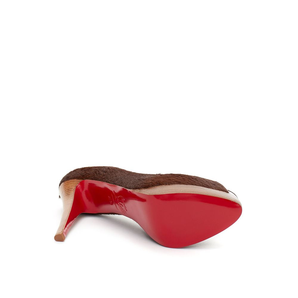 Christian Louboutin Brown Leather Pump