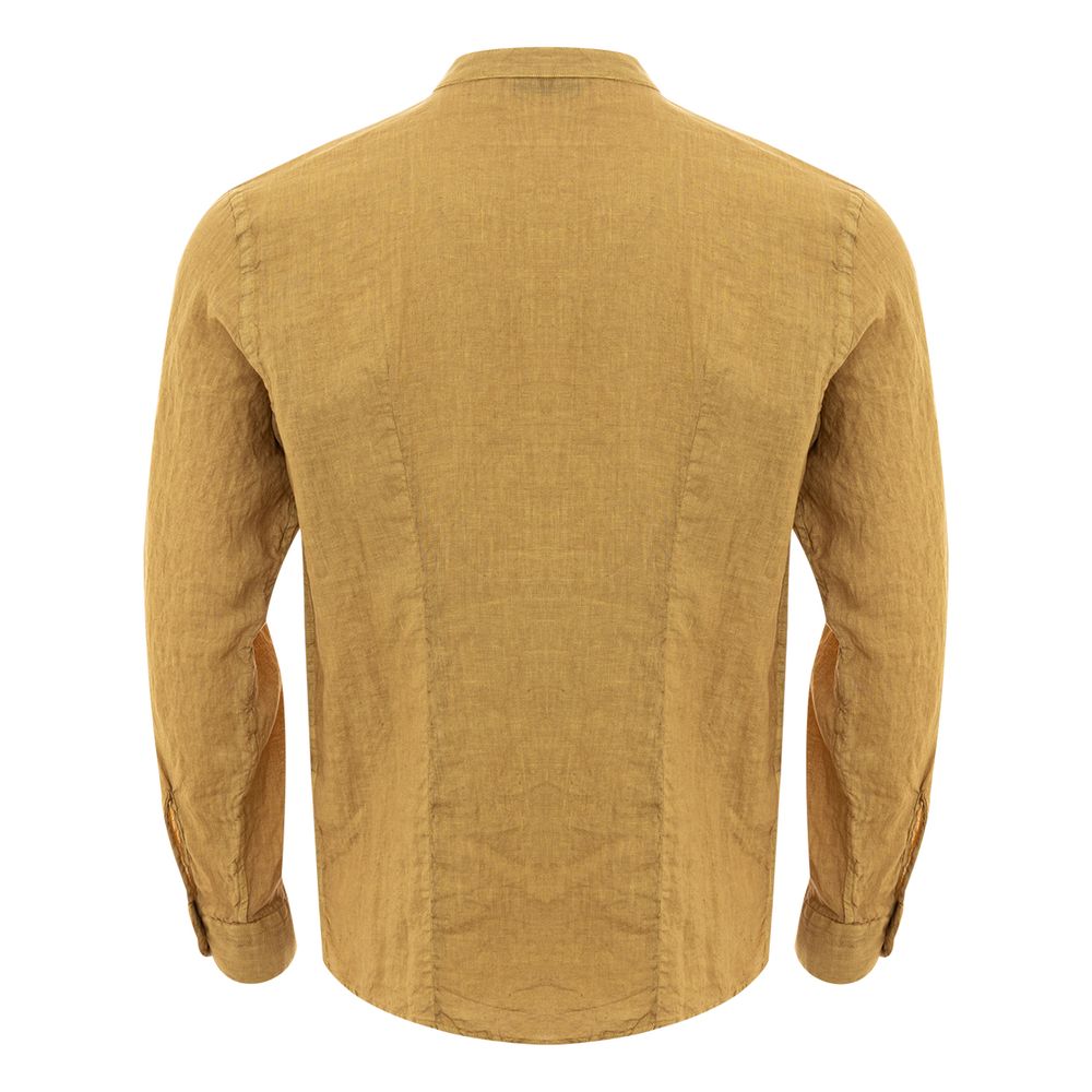 Gran Sasso Gold Linen Shirt