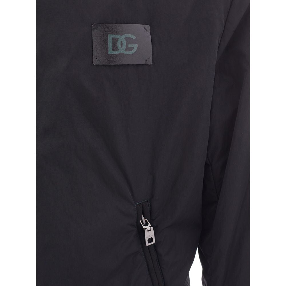 Dolce & Gabbana Black Polyamide Jacket