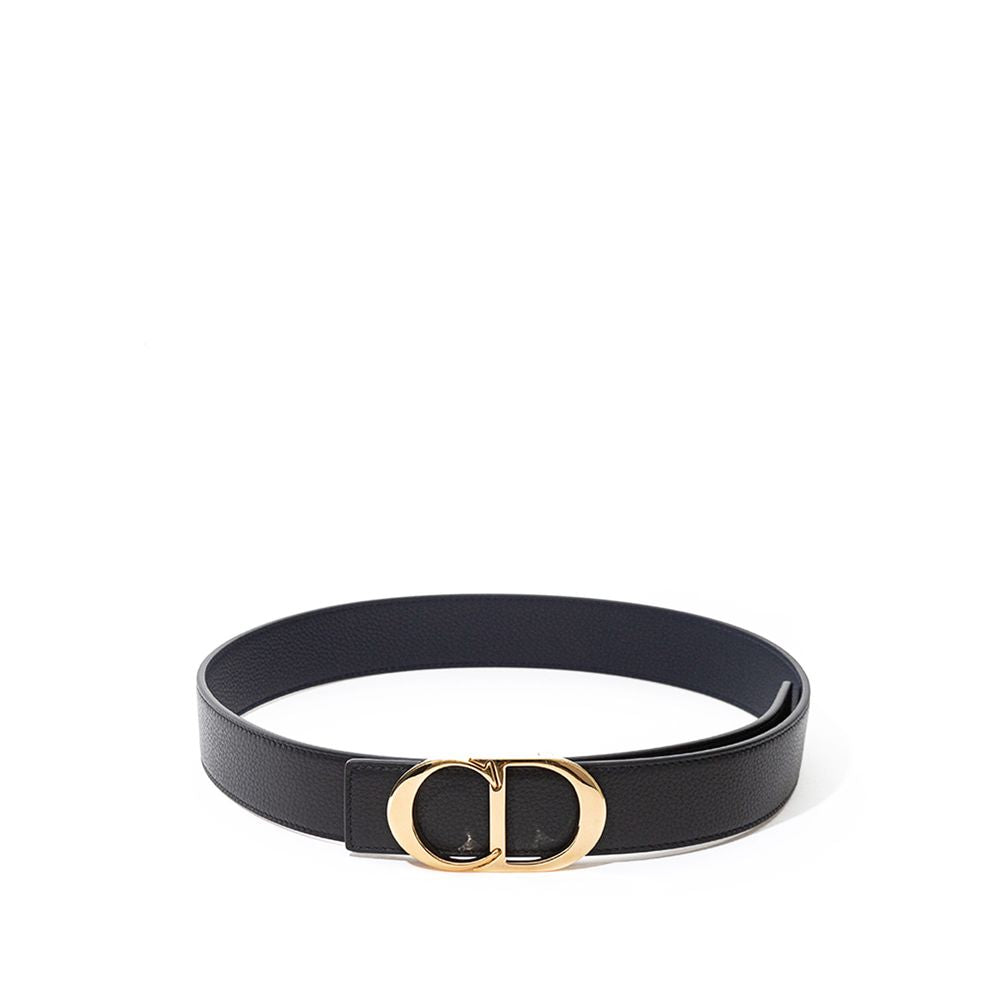 Dior Black Leather Belt