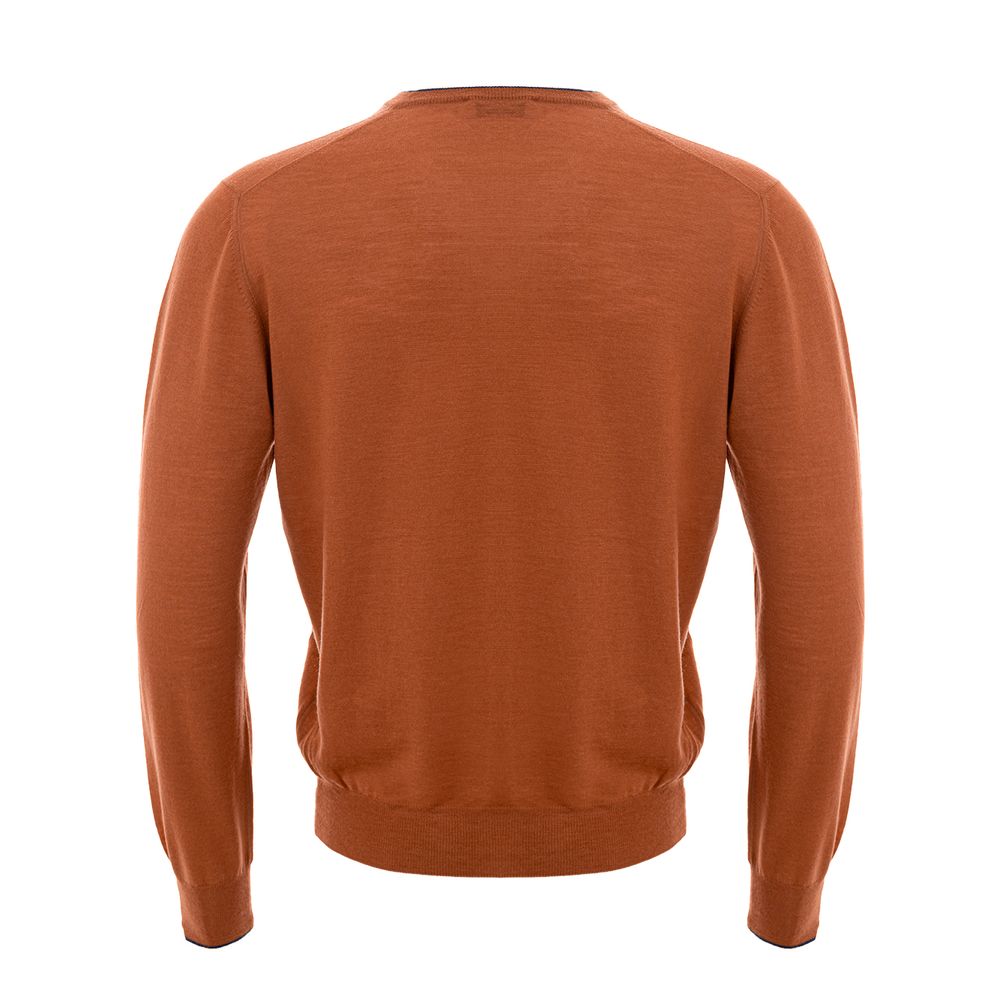 Gran Sasso Orange Wool Sweater