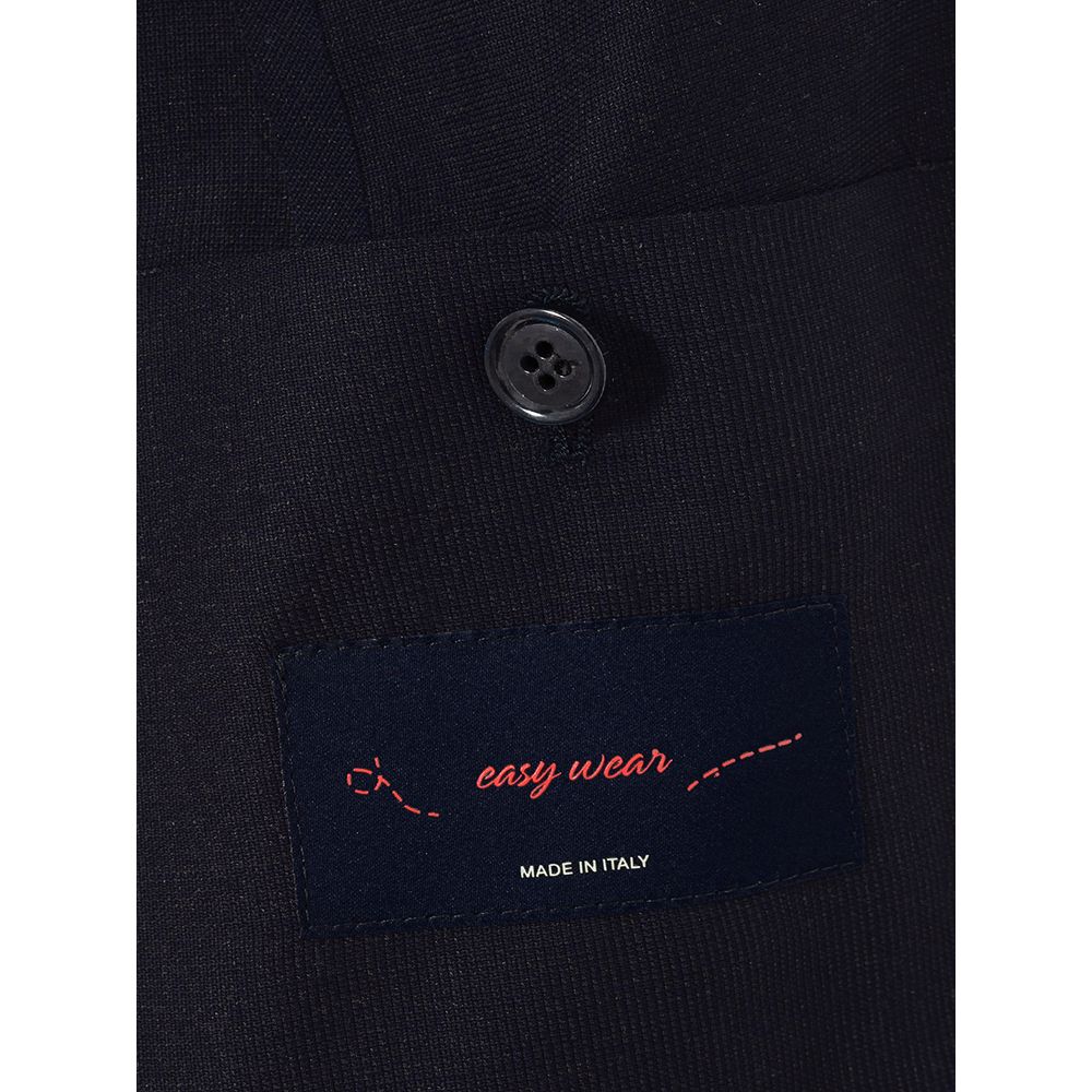 Lardini Blue Cotton Jacket