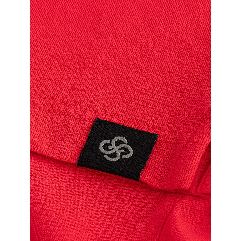 Gran Sasso Fuchsia Cotton Polo Shirt