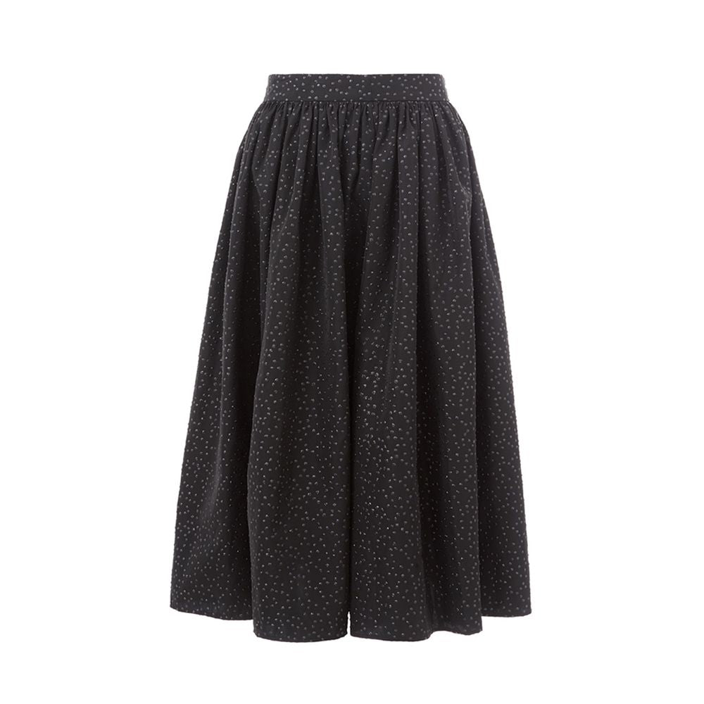 Lardini Black Polyethylene Skirt