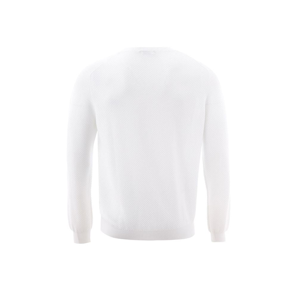 Gran Sasso White Cotton T-Shirt
