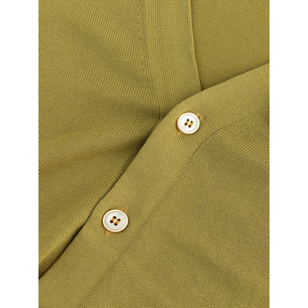 Gran Sasso Yellow Wool Cardigan