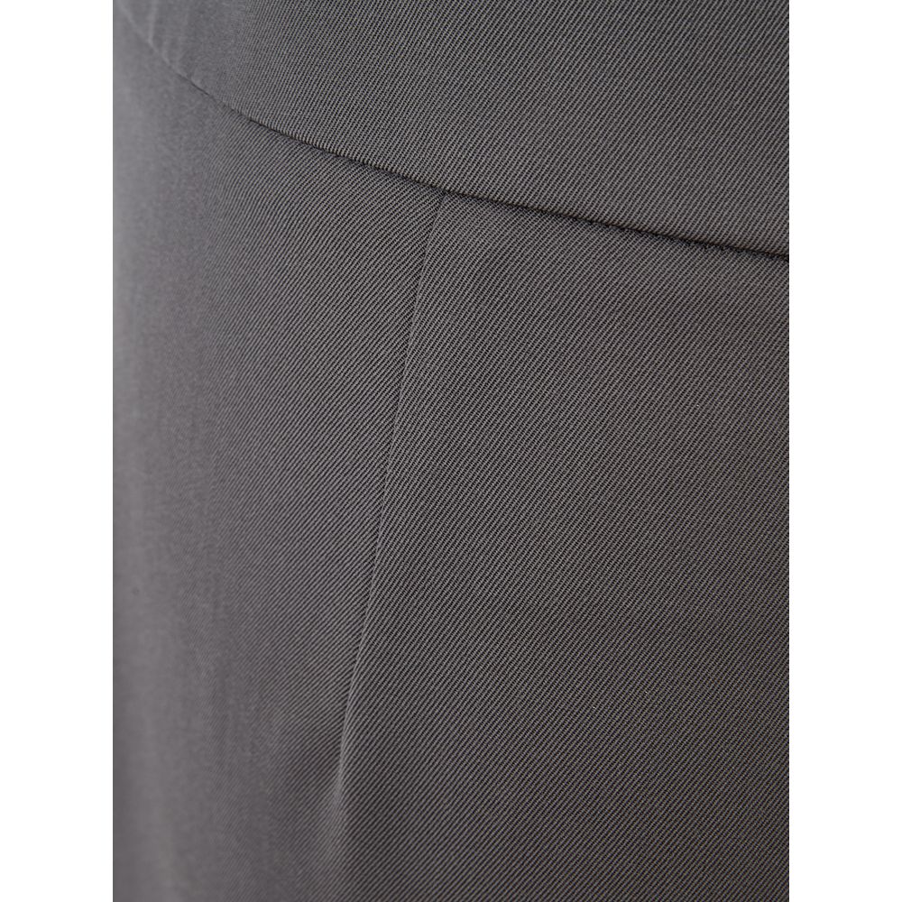 Lardini Gray Wool Jeans & Pant