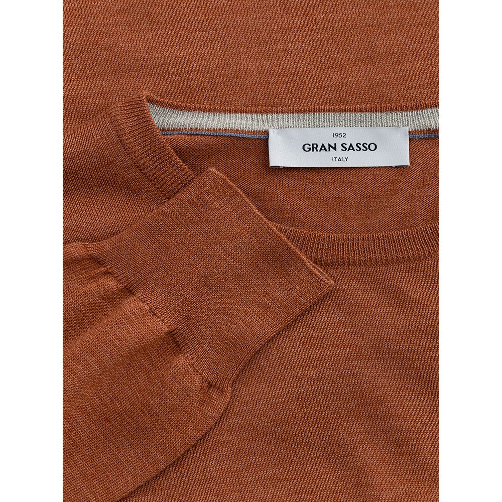 Gran Sasso Brown Wool Sweater