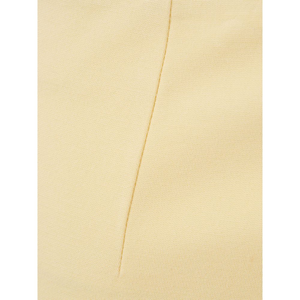 Lardini Yellow Viscose Skirt