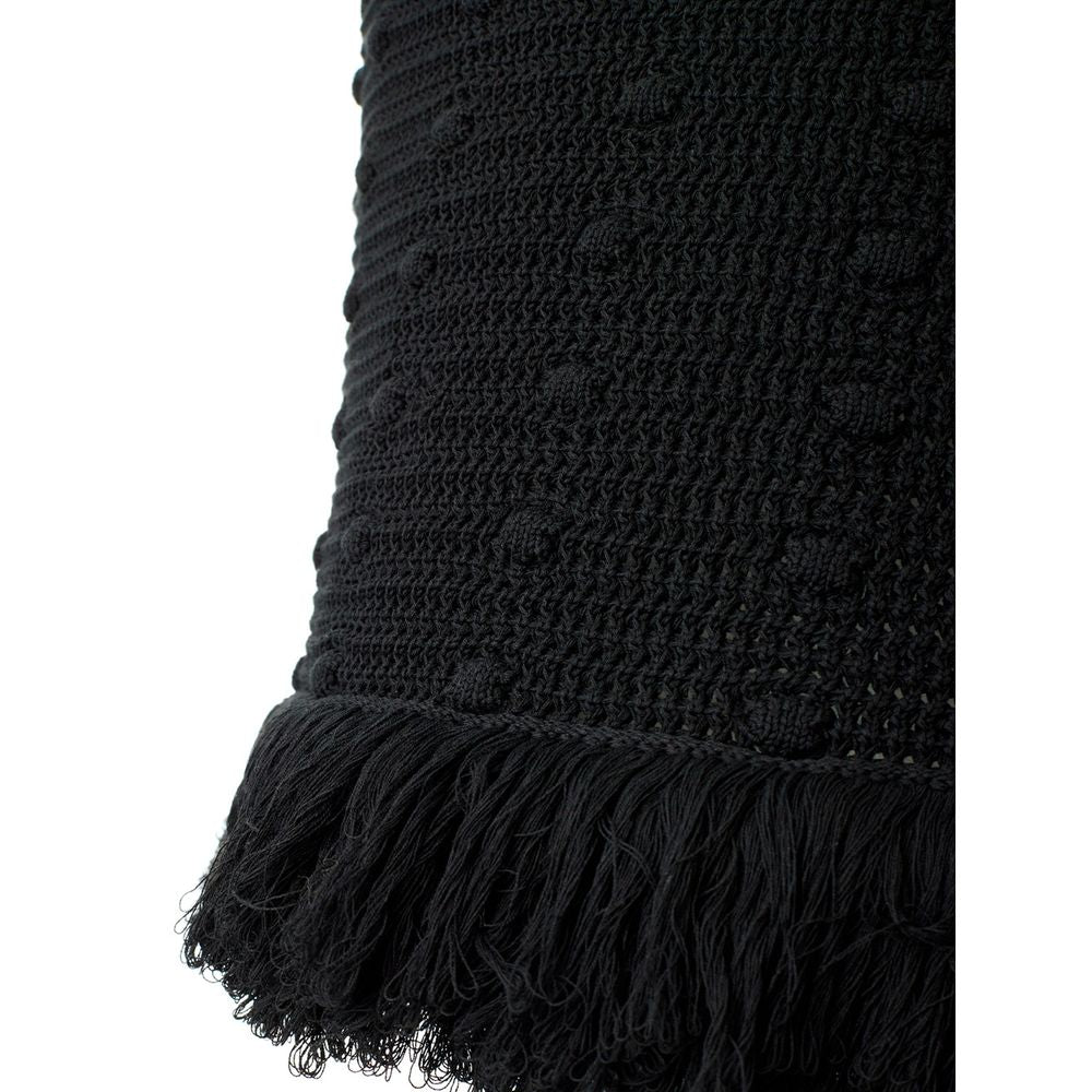 Bottega Veneta Black Cotton Skirt