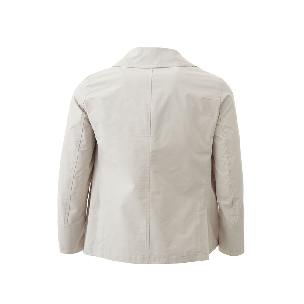 Sealup White Polyester Jacket