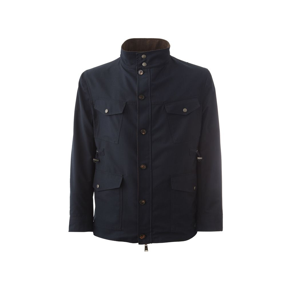Lardini Blue Wool Jacket