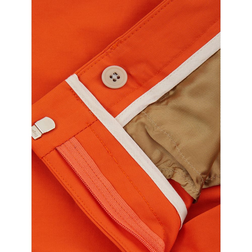 Lardini Orange Cotton Jeans & Pant