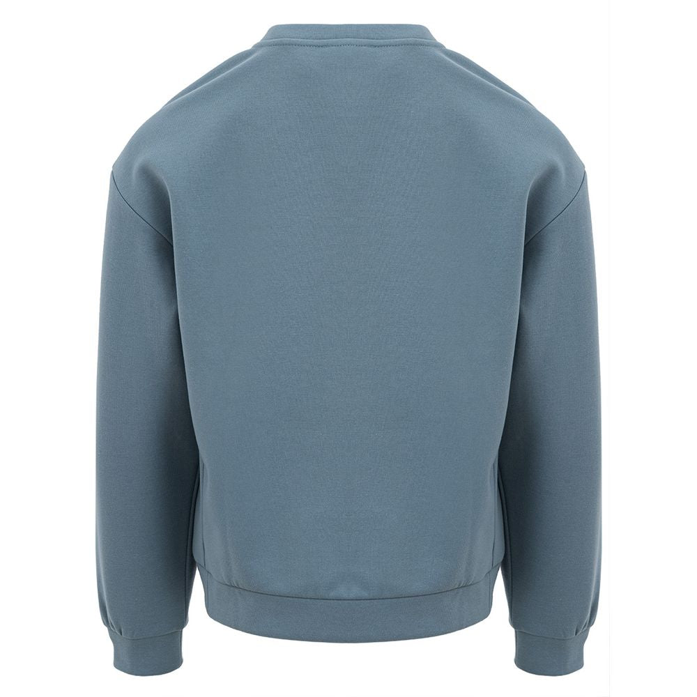 EA7 Emporio Armani Blue Polyester Sweater
