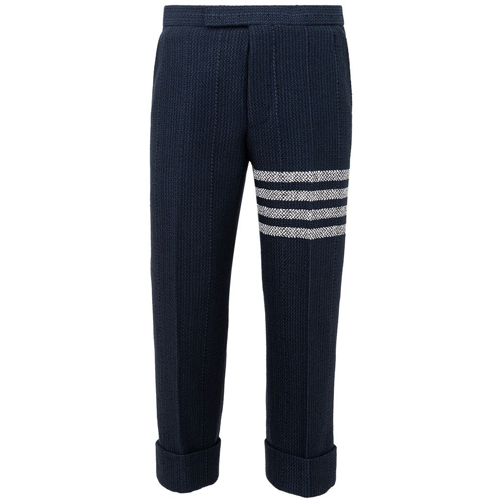 Thom Browne Blue Acrylic Jeans & Pant