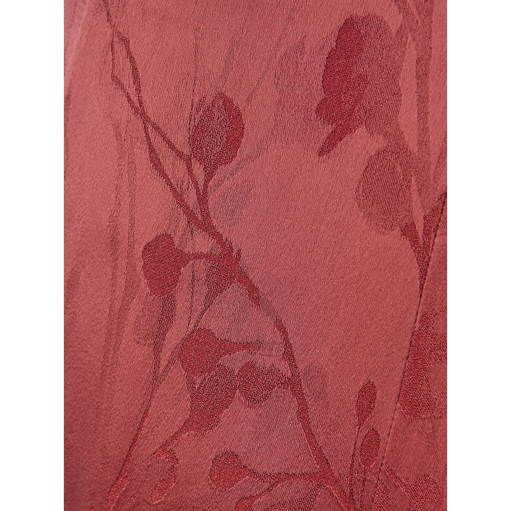 Lardini Red Acetate Jeans & Pant