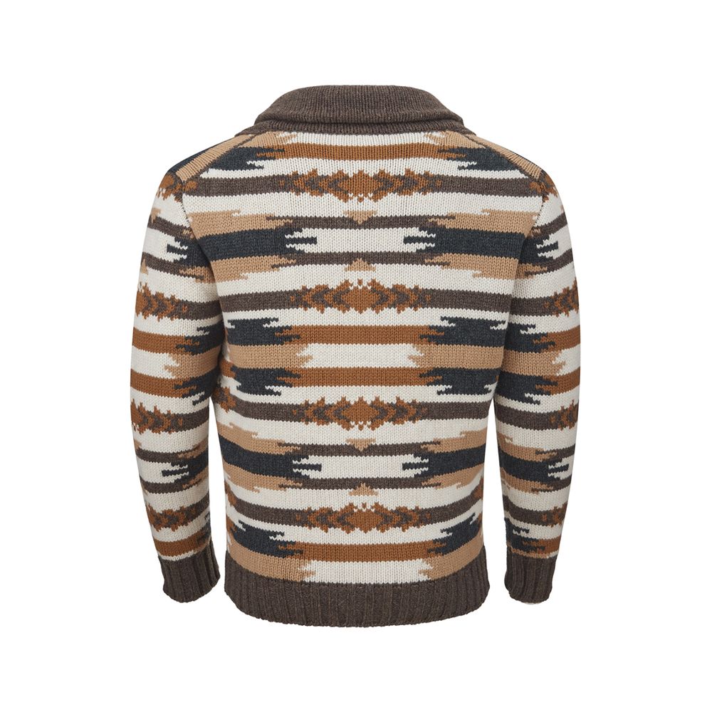 Gran Sasso Multicolor Wool Cardigan
