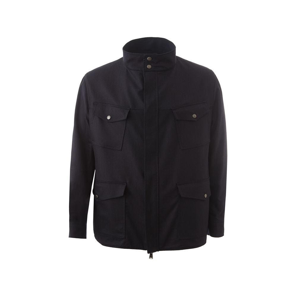 Lardini Blue Wool Jacket