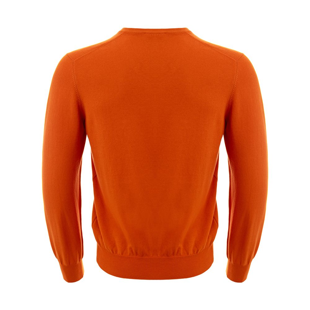 Gran Sasso Orange Cotton Sweater