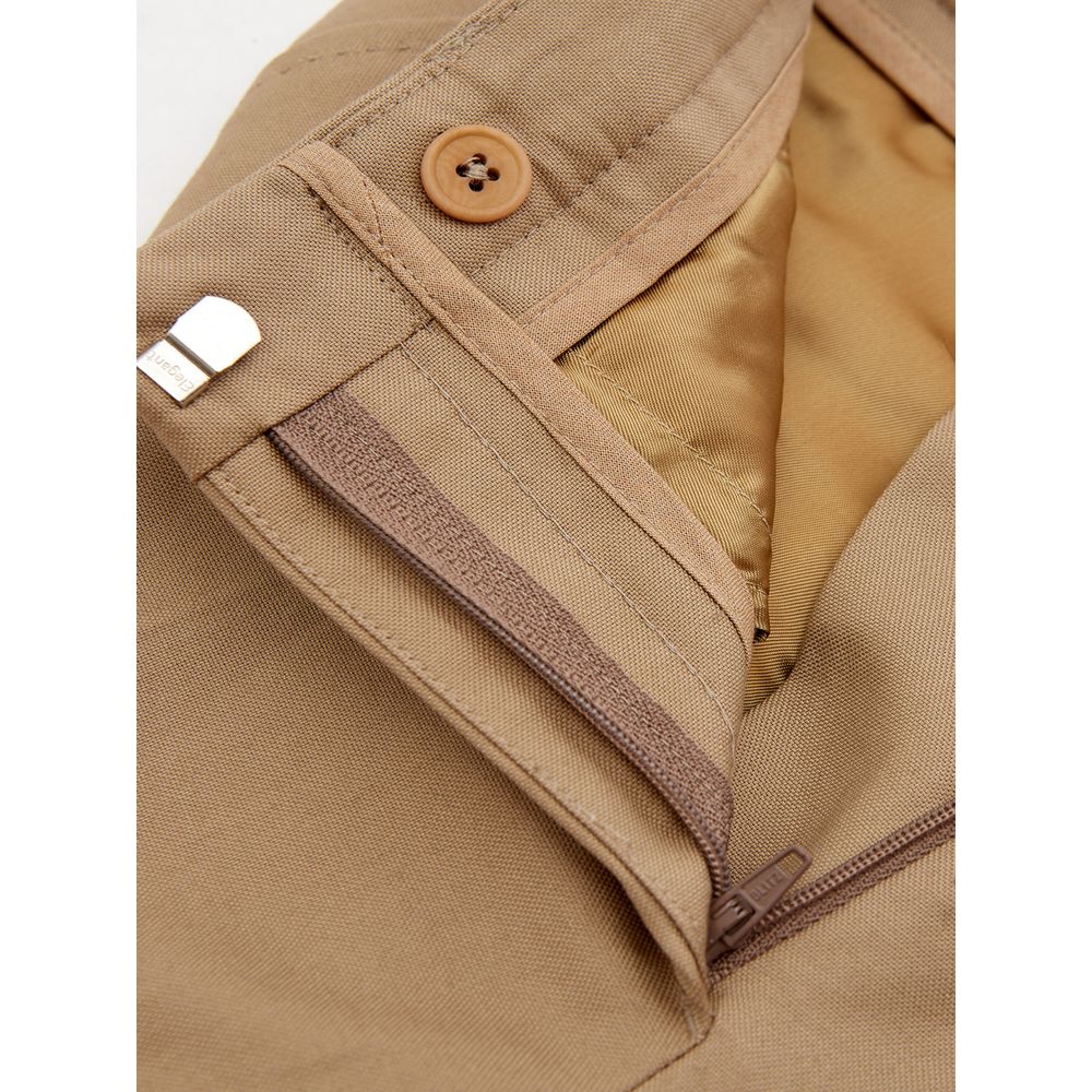Lardini Brown Cotton Jeans & Pant