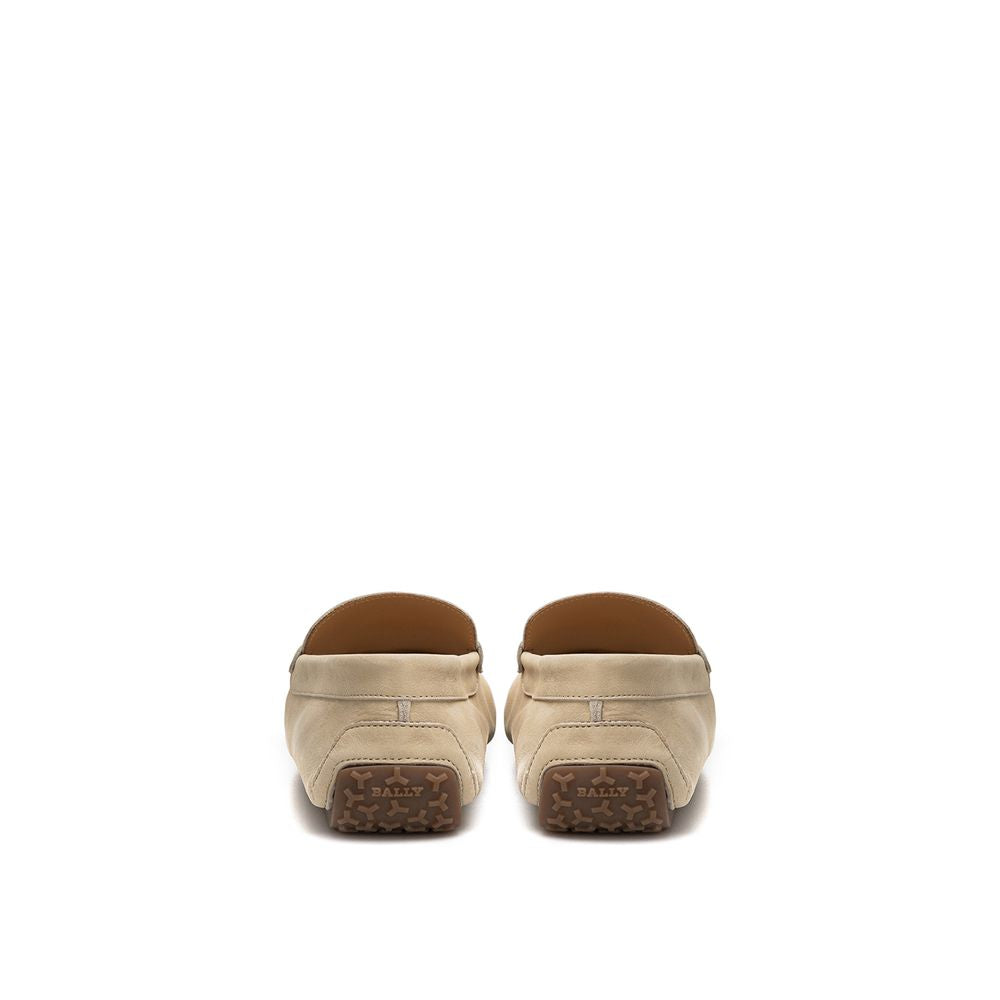 Bally Beige Leather Loafer