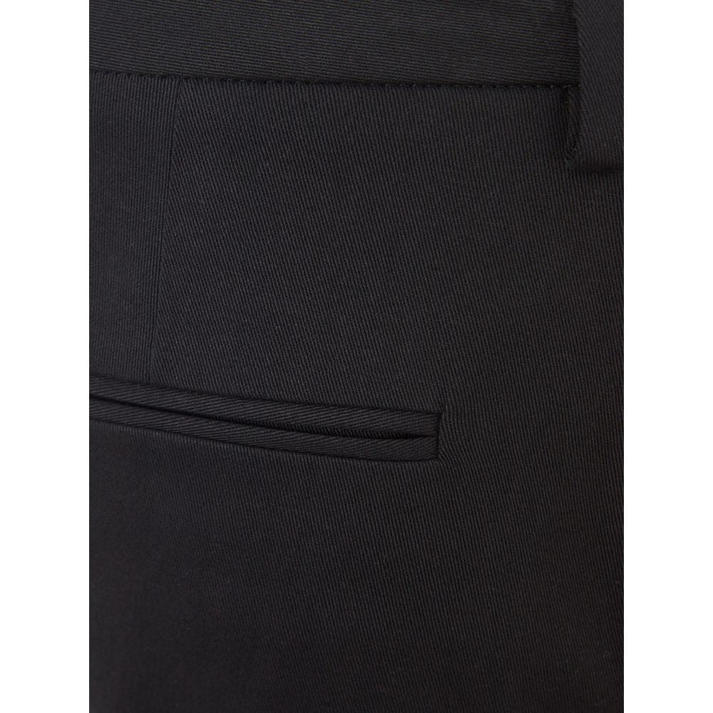 Lardini Black Cotton Jeans & Pant